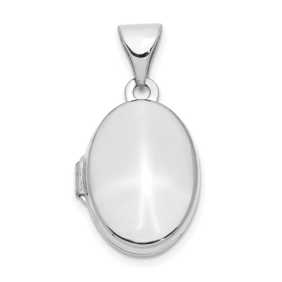 Gold Polished Oval Lockets