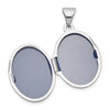 Gold Polished Angel Oval Lockets