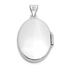 Gold Polished Flower Oval Lockets
