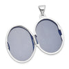 Gold Polished Angel Oval Lockets