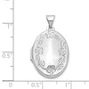 Gold Polished Angel Oval Lockets