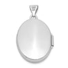 Gold Polished Diamond Oval Lockets