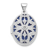 Gold Polished Diamond Oval Lockets