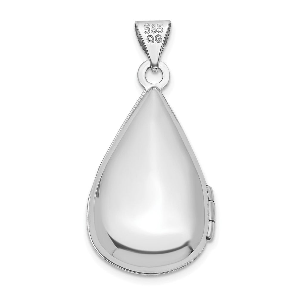 Gold Polished Teardrop Lockets