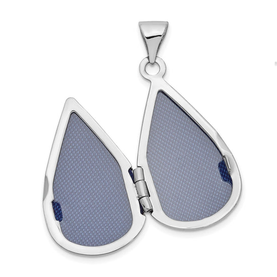 Gold Polished Teardrop Lockets