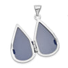 Gold Polished Teardrop Lockets