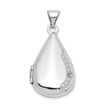 Gold Polished Teardrop Lockets
