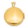 Gold Polished Circle Lockets
