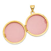 Gold Polished Circle Lockets