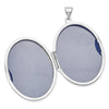 Gold Polished Flower Oval Lockets