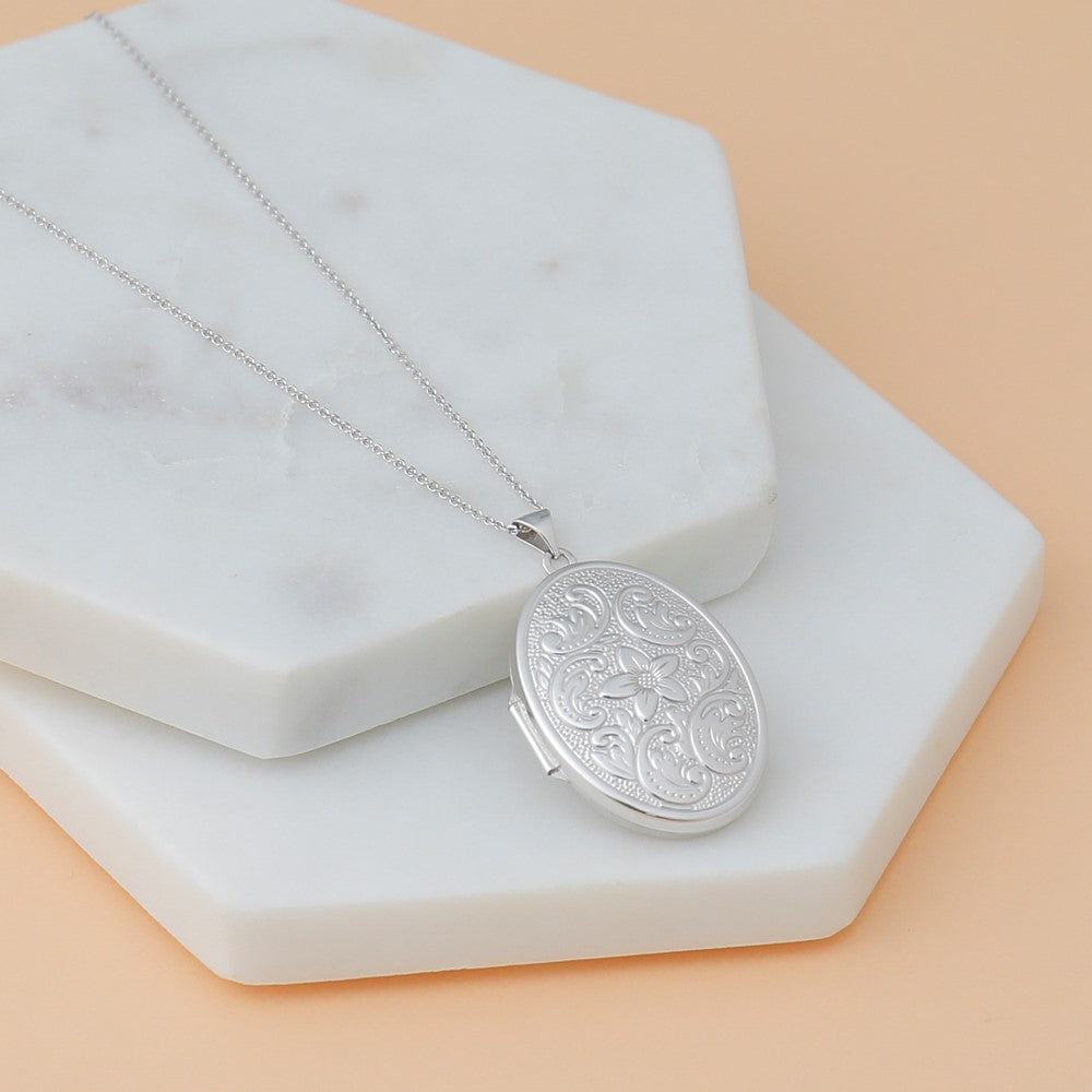14K White Gold 18 inch .95mm Diamond-cut Cable with Lobster Clasp Chain