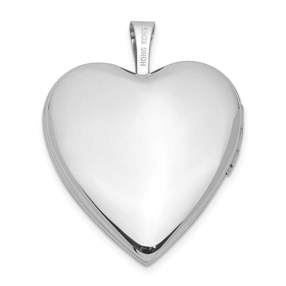 Gold Polished Cross Heart Lockets