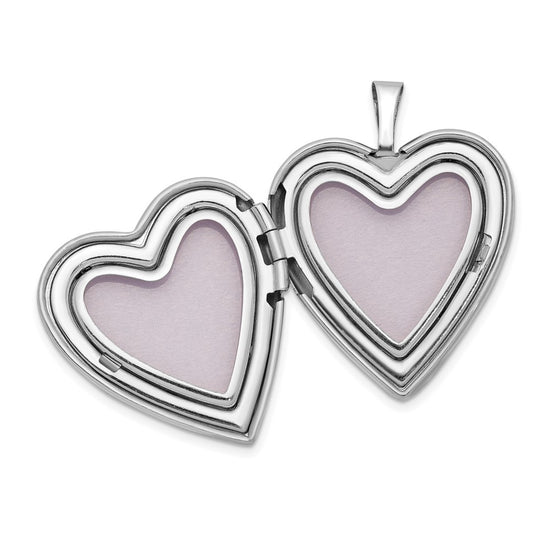 Gold Polished Heart Lockets