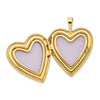 14K Diamond Star 20mm Heart Locket