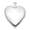 Gold Polished Diamond Heart Lockets