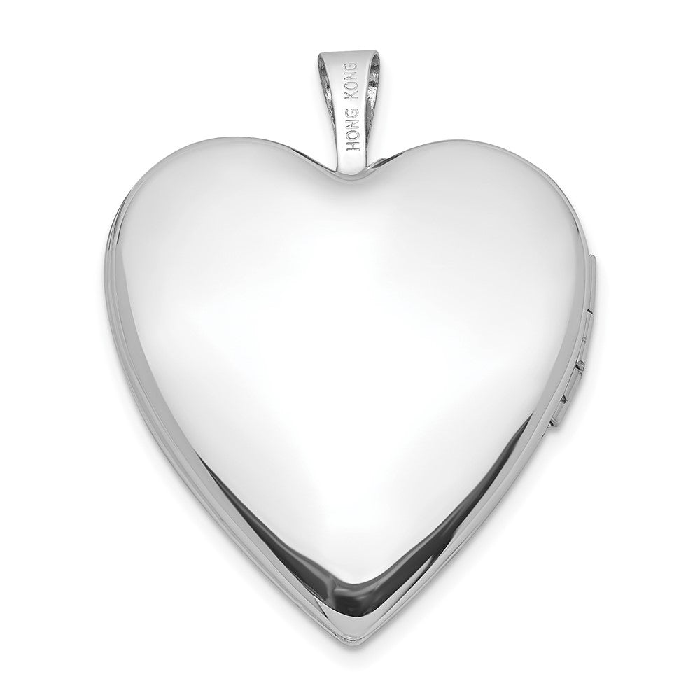 Gold Polished Diamond Heart Lockets