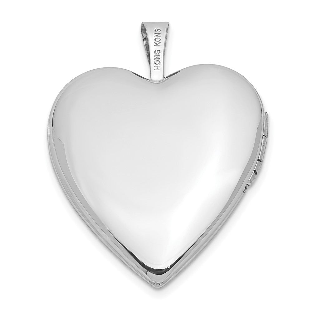 Gold Polished Diamond Heart Lockets
