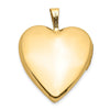14K Floral Vine Border 20mm Heart Locket