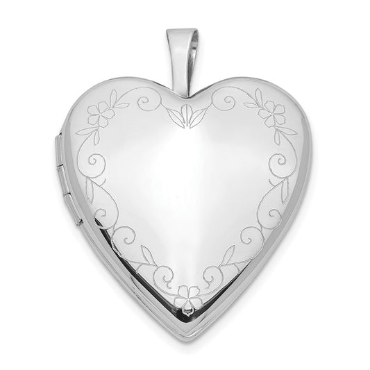 Gold Polished Heart Lockets