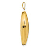 14k Polished Scroll Border 31mm Oval Locket