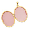 14k Polished Scroll Border 31mm Oval Locket