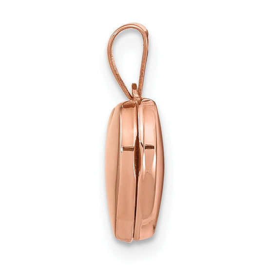 Gold Polished Heart Lockets