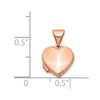 Gold Polished Heart Lockets — XL654