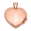 Gold Polished Heart Lockets