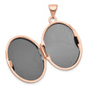 Gold Polished Diamond Oval Lockets