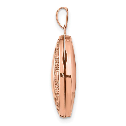 Gold Polished Oval Lockets