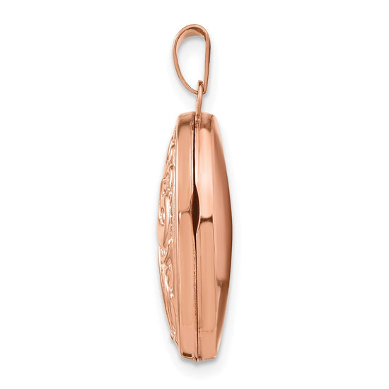 Gold Polished Oval Lockets