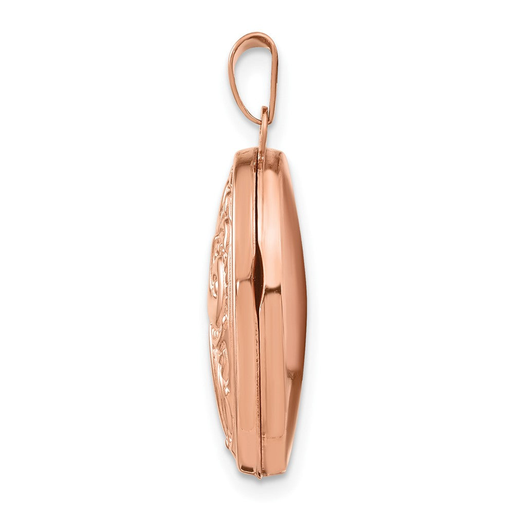 Gold Polished Oval Lockets