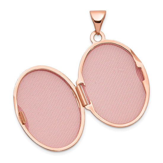 Gold Polished Oval Lockets