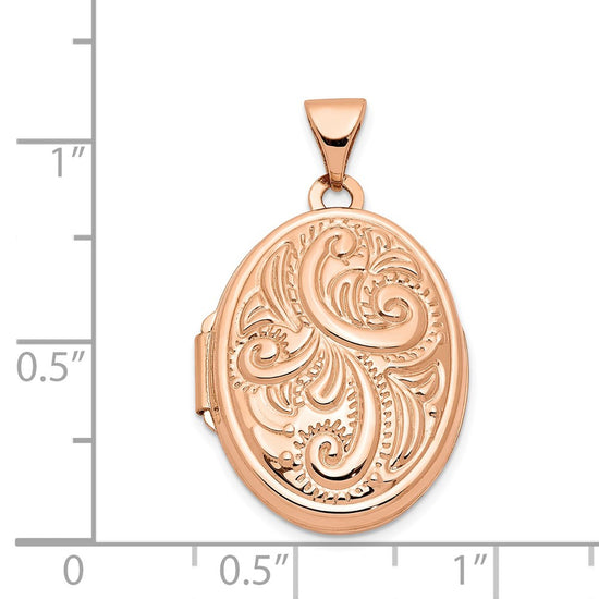 Gold Polished Oval Lockets