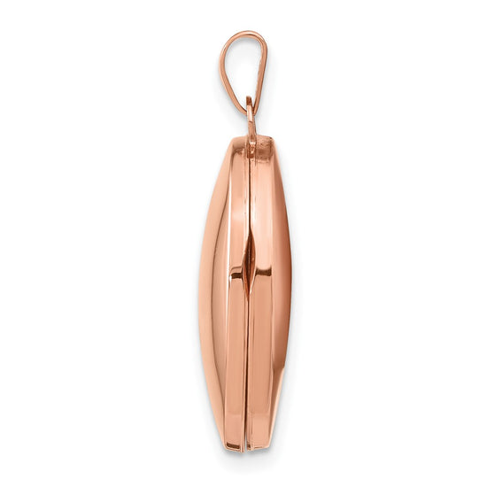 Gold Polished Oval Lockets