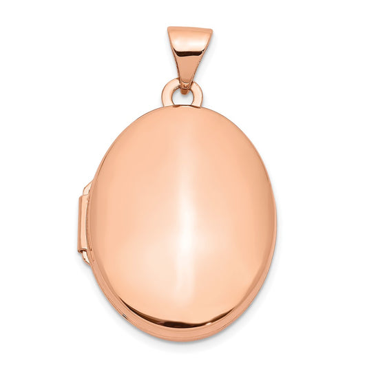 Gold Polished Oval Lockets