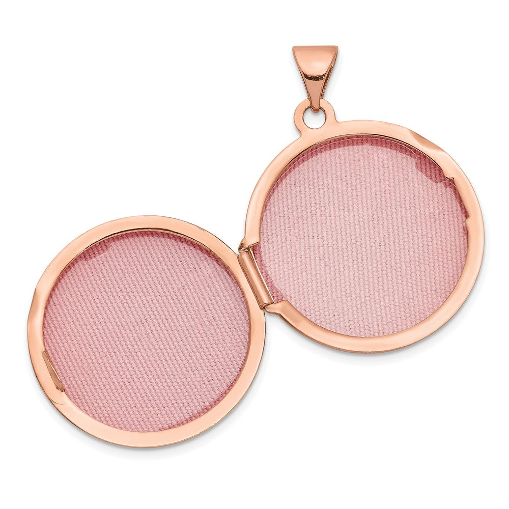 Gold Polished Circle Lockets