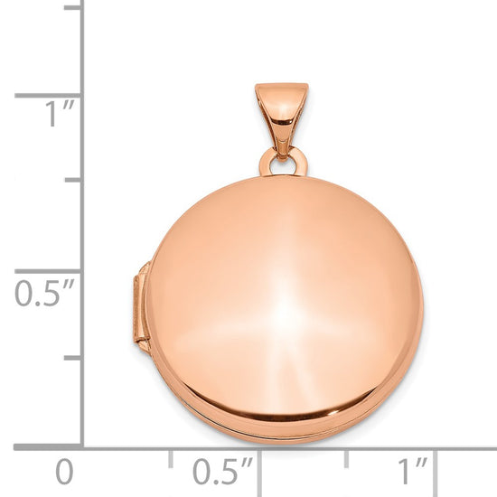 Gold Polished Circle Lockets