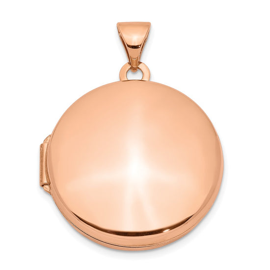 Gold Polished Circle Lockets