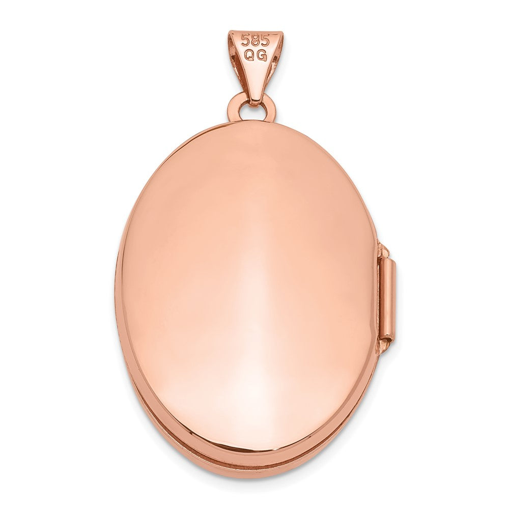 Gold Polished Oval Lockets