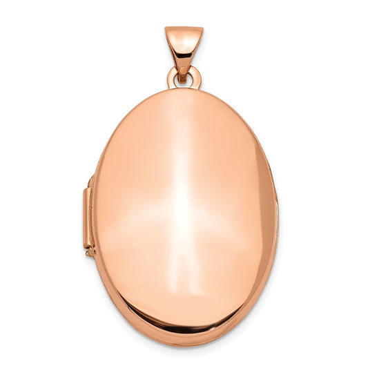 Gold Polished Oval Lockets