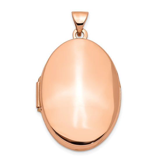 Gold Polished Oval Lockets