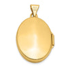14k Tree 21x16mm Oval Locket