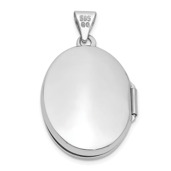 Gold Polished Tree Oval Lockets