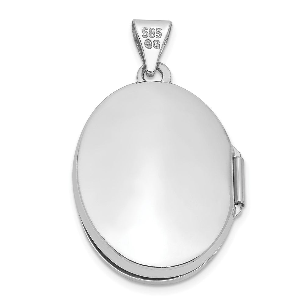 Gold Polished Tree Oval Lockets