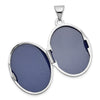 Gold Polished Tree Oval Lockets