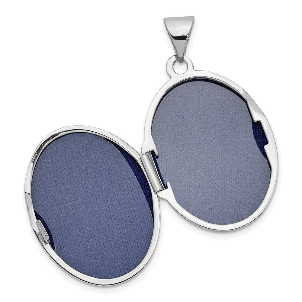 Gold Polished Tree Oval Lockets