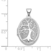 Gold Polished Tree Oval Lockets