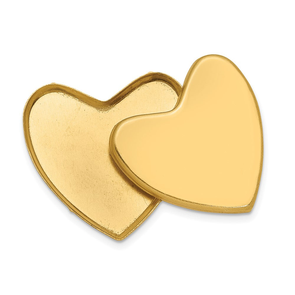 14k Diamond Star Ash Holder 24mm Heart Locket