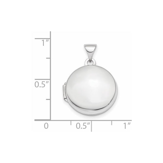 Gold Polished Circle Lockets